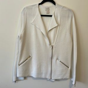 White Chicos sweater size 2